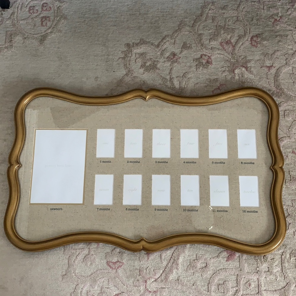 NIB pottery barn kids first year frame.
